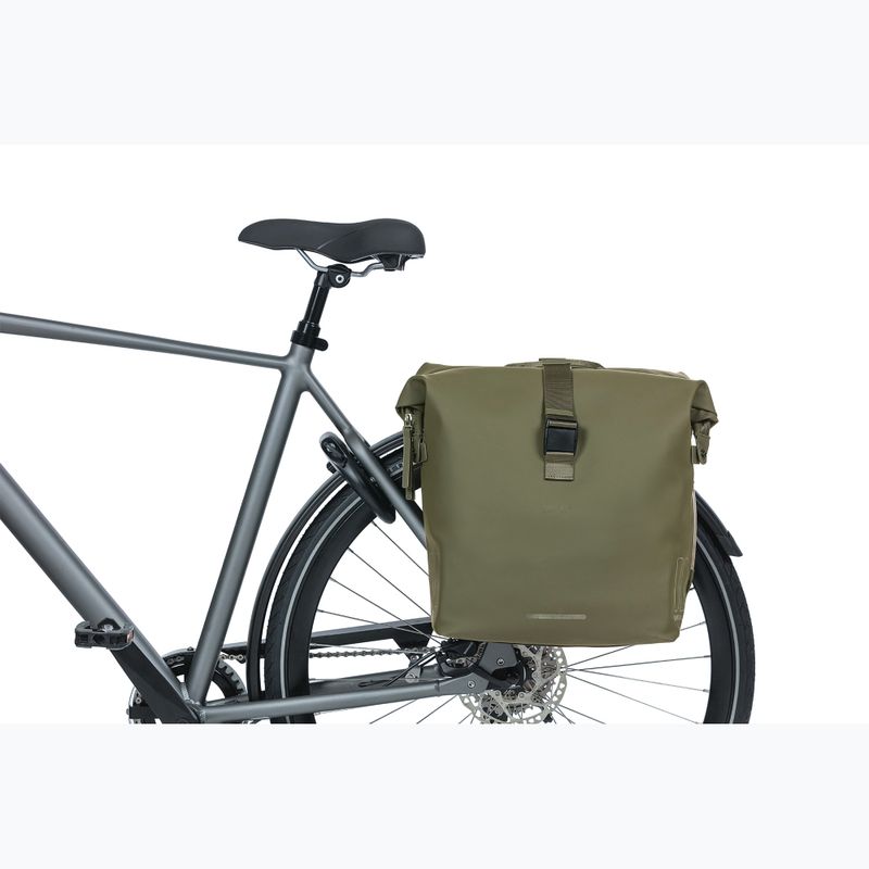 Dviračio krepšys Basil Soho Nordlicht Double Bag MIK 41 l moss green 6