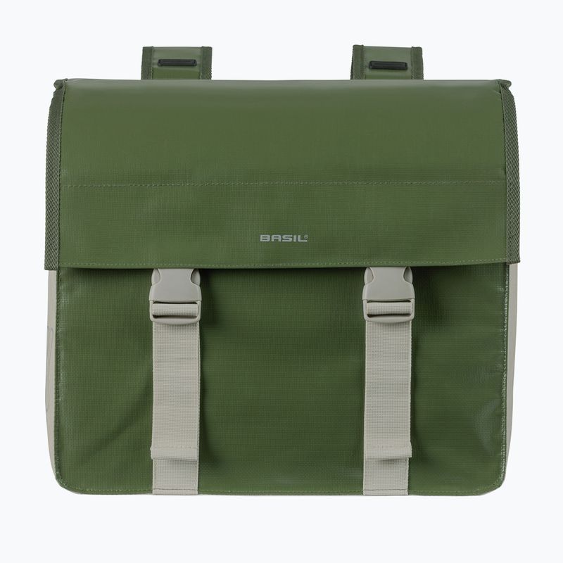 Dviračio krepšys Basil Urban Load Double Bag 53 l green/sand 2