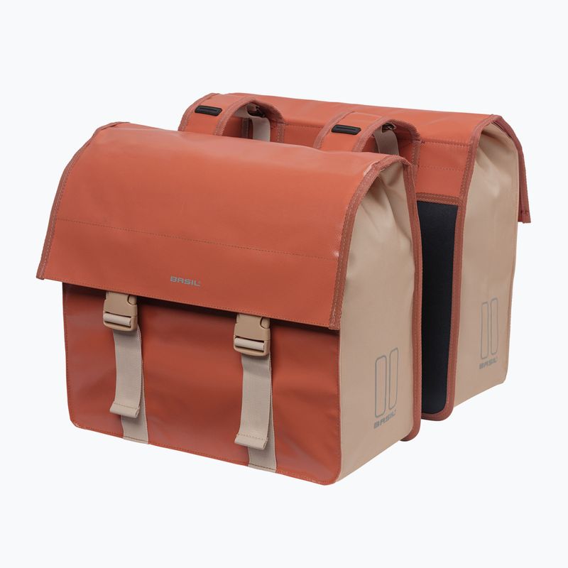 Dviračio krepšys Basil Urban Load Double Bag 53 l terra/rose