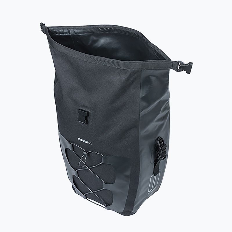 Dviračio krepšys Basil Navigator Waterproof Single Bag MIK Hooks 25-31 l black 4