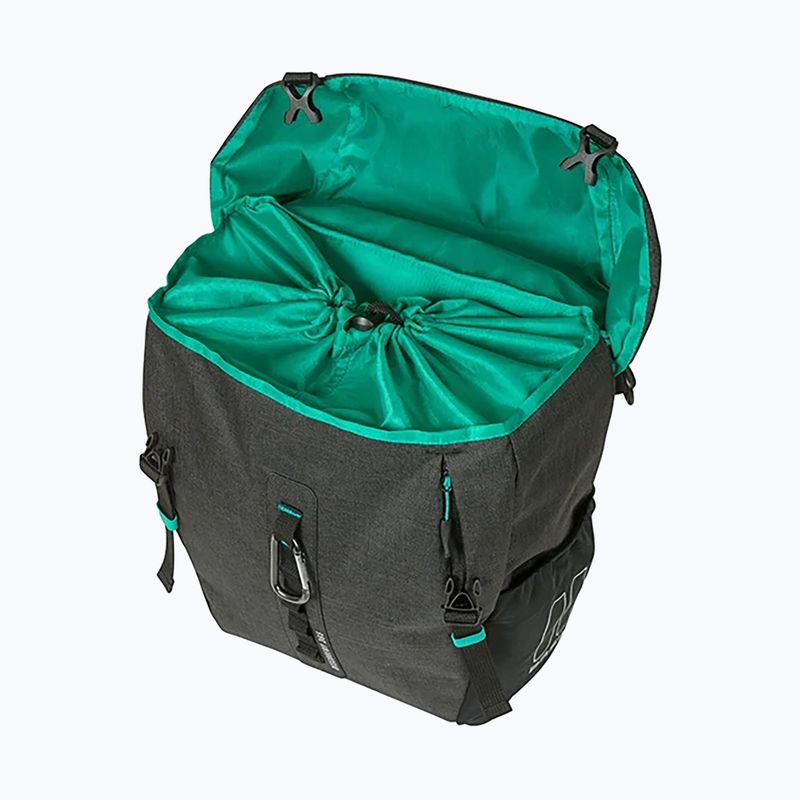 Dviračio krepšys Basil Discovery 365D Single Bag MIK Hooks 9 l black mélange 4