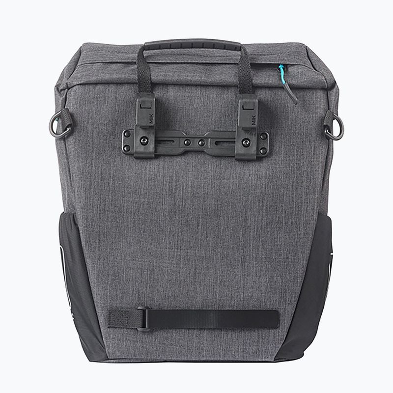 Dviračio krepšys Basil Discovery 365D Single Bag MIK Hooks 20 l black mélange 3