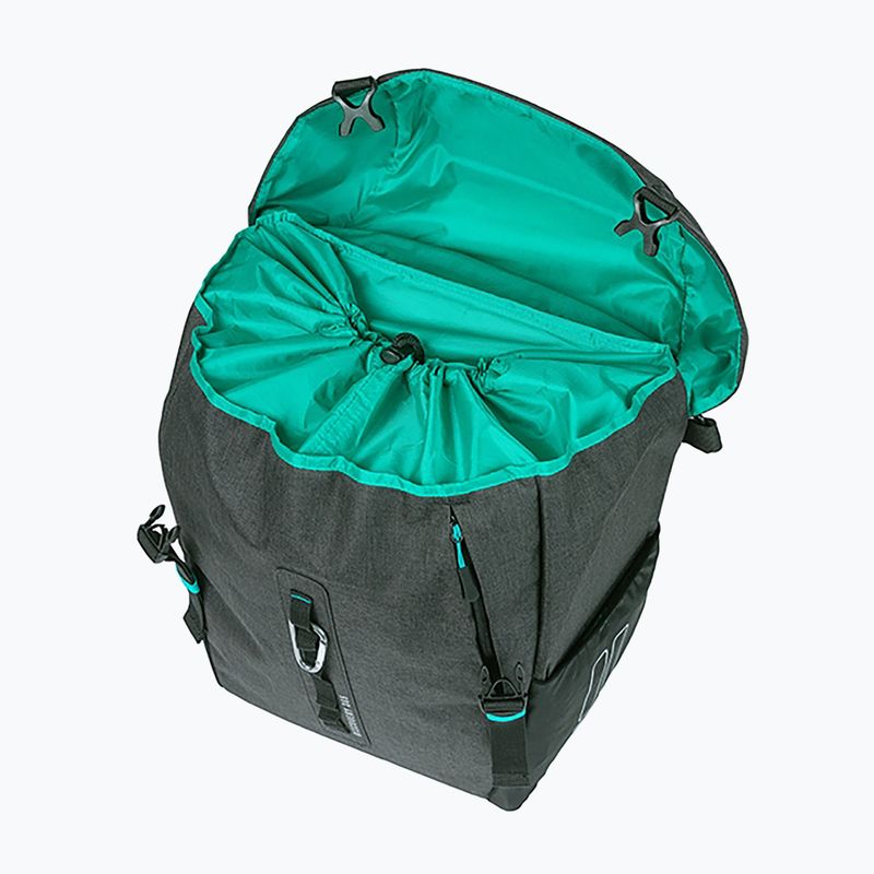 Dviračio krepšys Basil Discovery 365D Single Bag MIK Hooks 20 l black mélange 4