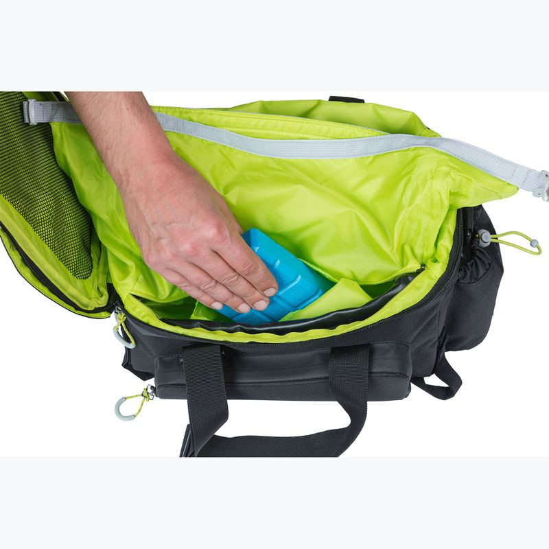 Dviračio bagažinės krepšys Basil Miles Trunk XL Pro 36 l black/lime 8