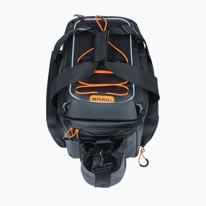 Dviračio bagažinės krepšys Basil Miles Tarpaulin XL Pro MIK 9-36 l black/orange 3