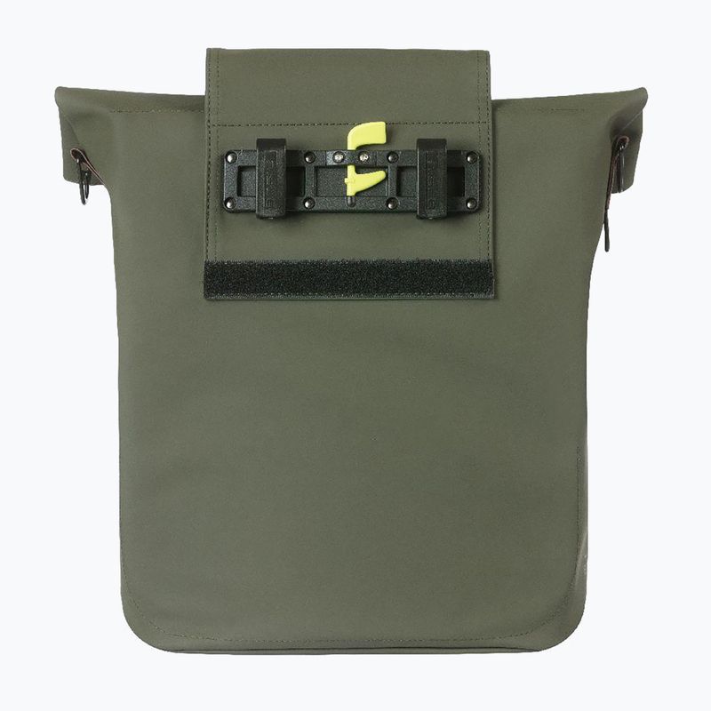 Dviračio bagažinės krepšys Basil City Shopper Vegan Leather 16 l moss green 3