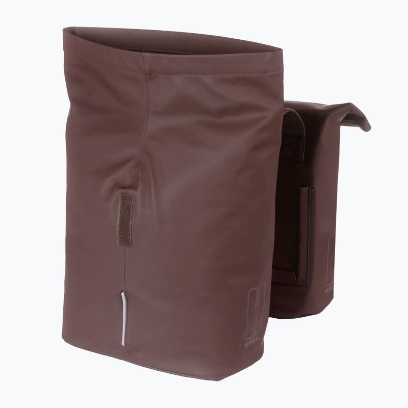 Dviračio krepšys Basil City Double Vegan Leather 32 l brown 5