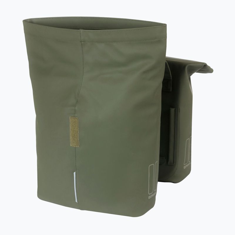 Dviračio krepšys Basil City Double Vegan Leather 32 l green 5