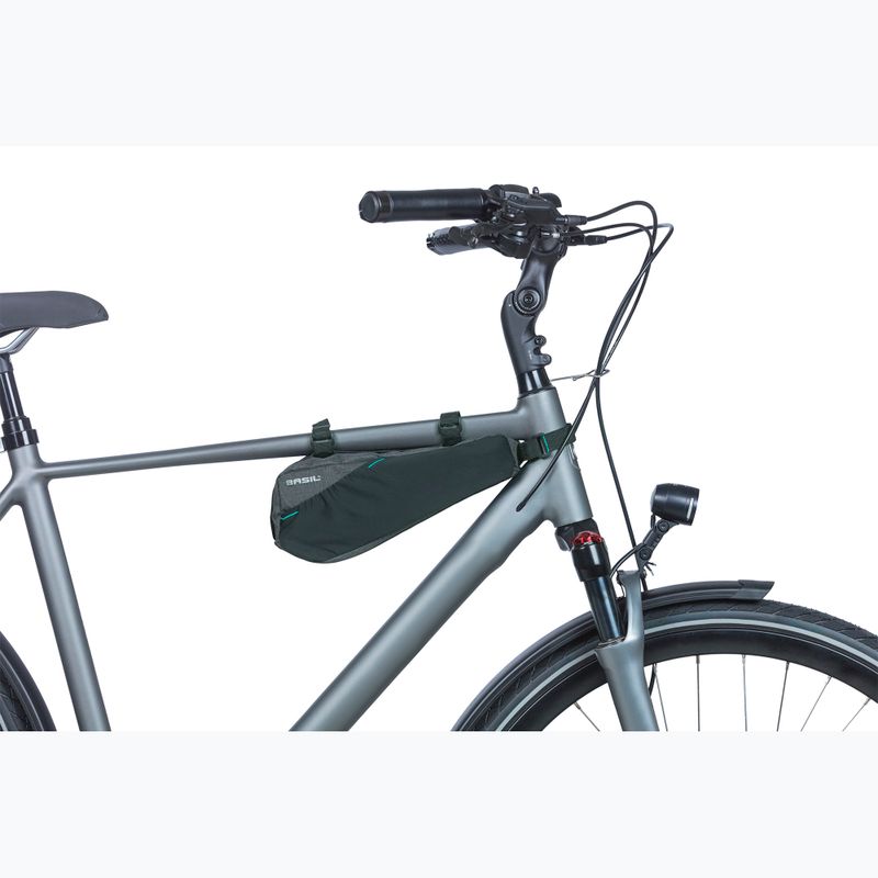 Dviračio rėmo krepšys Basil Discovery 365D Frame Bag 1,8 l black melee 6