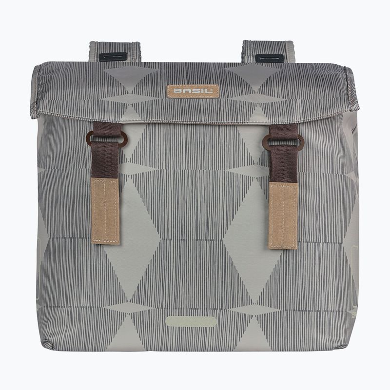 Dviračio krepšys Basil Elegance Double Bag 40-49 l chateau taupe