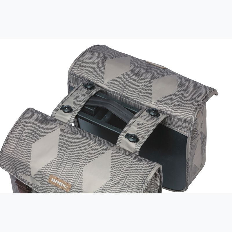 Dviračio krepšys Basil Elegance Double Bag MIK 40-49 l chateau taupe 4