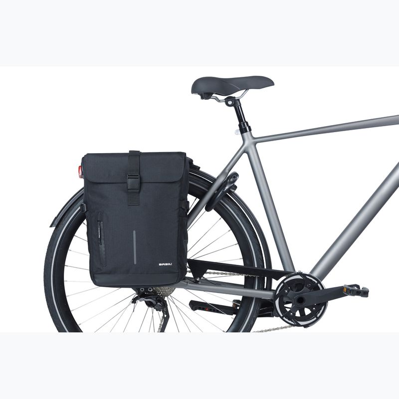 Dviračio krepšys Basil Move Double Bag 30 l black 6