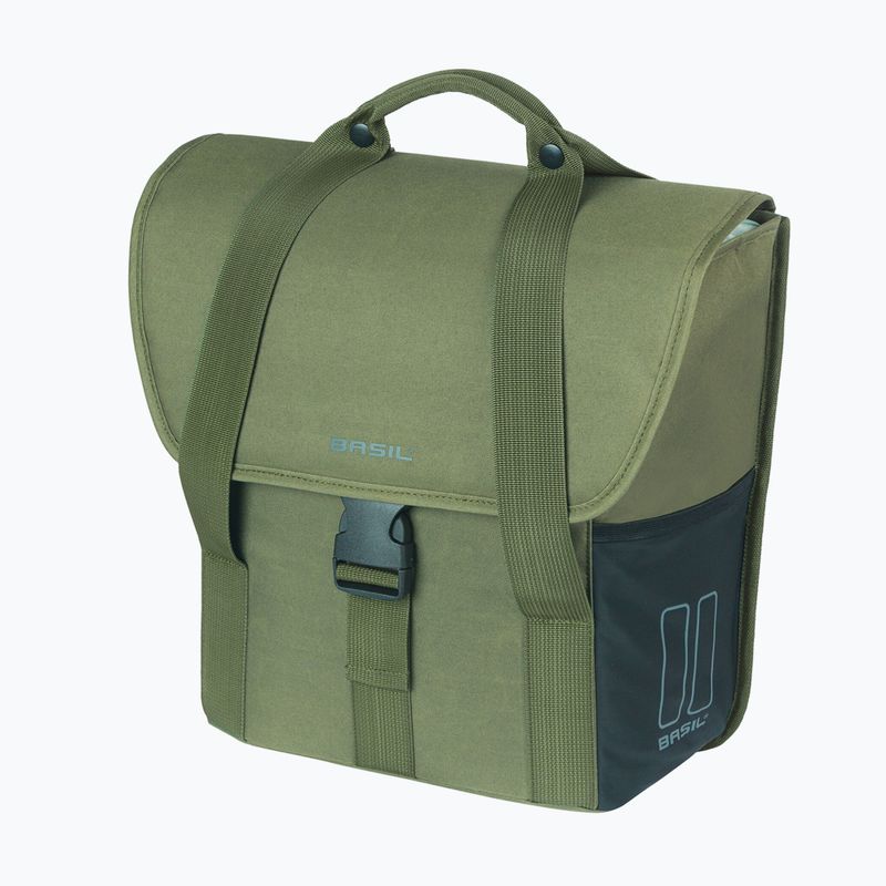 Dviračio krepšys Basil Go Single Bag 16 l dark green 2