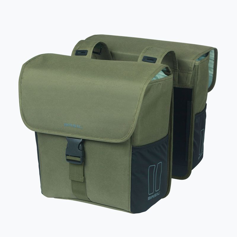 Dviračio krepšys Basil Go Double Bag 32 l dark green