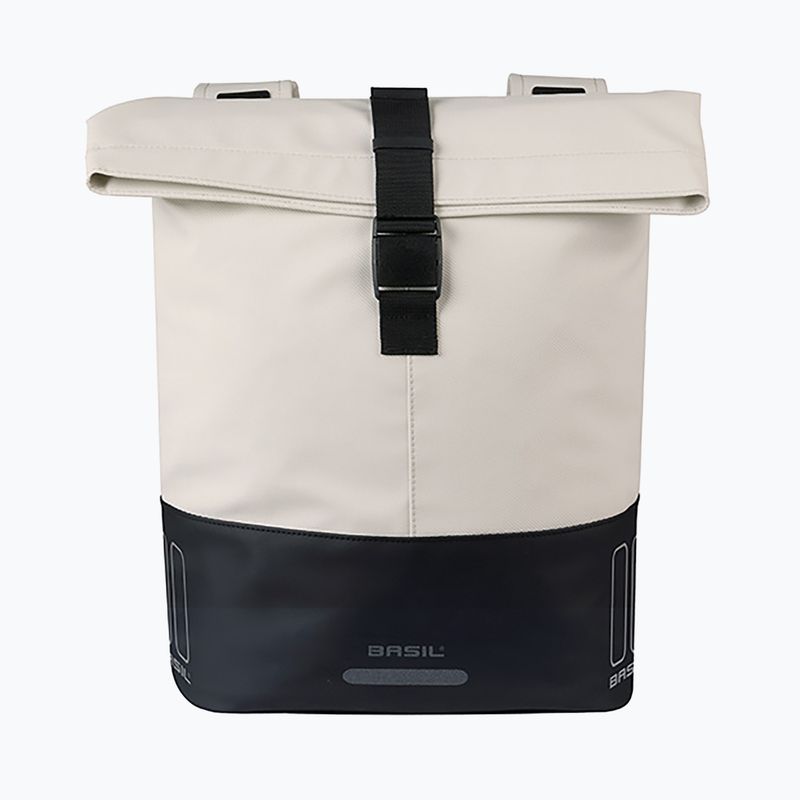 Dviračio krepšys Basil Cove Double Pannier Bag 32 l off white/black 2