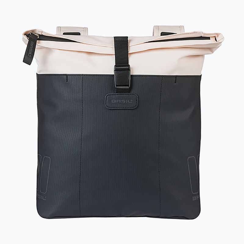 Dviračio krepšys Basil Vive Double Pannier Bag 35 l off white/black 2