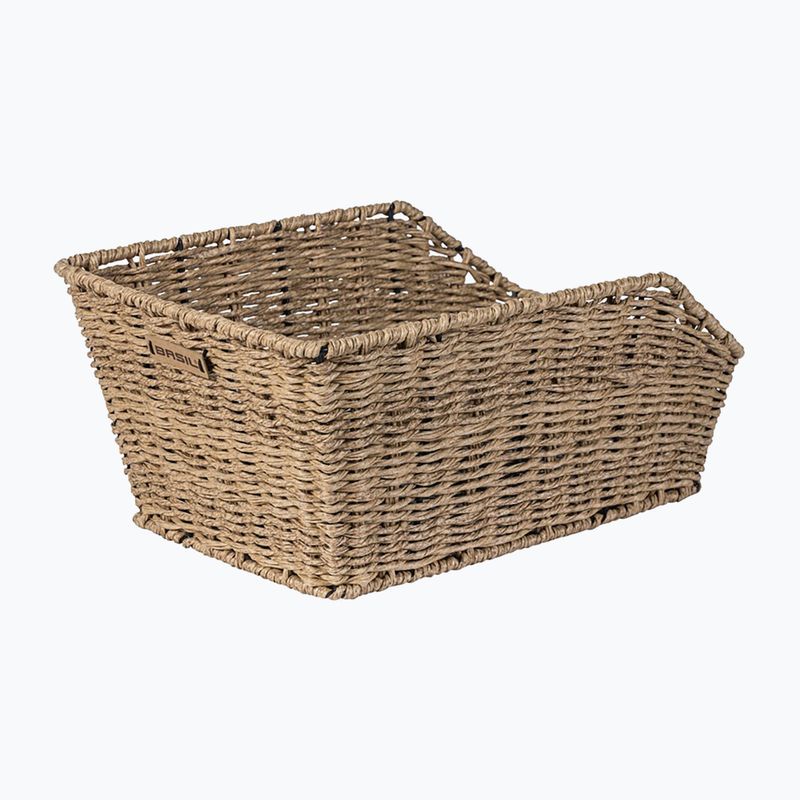Galinis dviračio krepšys Basil Centro Rattan Look seagrass