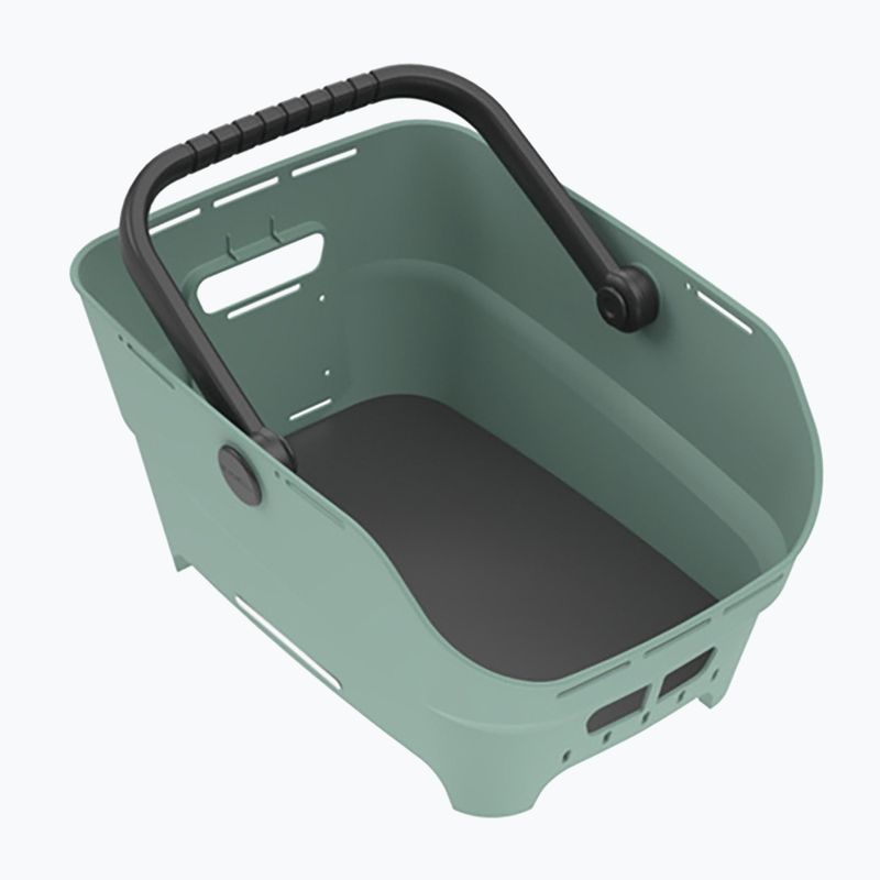 Galinis dviračio krepšys Basil Cento Neo MIK silvergreen 2