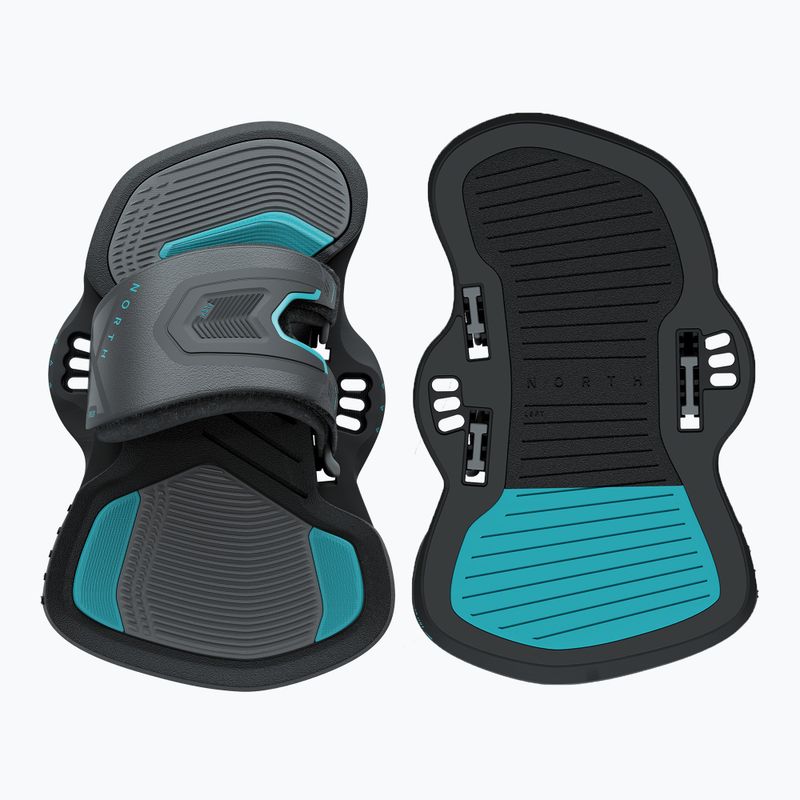 North Kiteboarding kojų dirželiai ir pagalvėlės Flex Bindings black NK41119 3