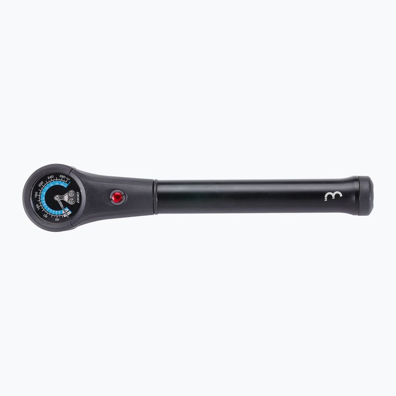 Dviračio pompa BBB Cycling DualPressure 300psi black 2