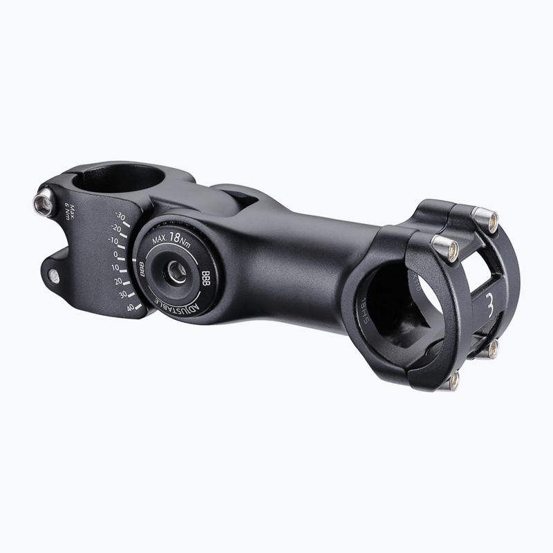 Vairo kolonėlės iškyša BBB Cycling HighSix OS 31.8 mm / 130 mm black