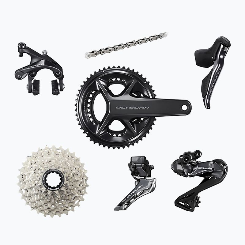 Detalių rinkinys Shimano R8100 Ultegra Di2 ratlankių stabdžiai 172.5mm/52x36T/11-30