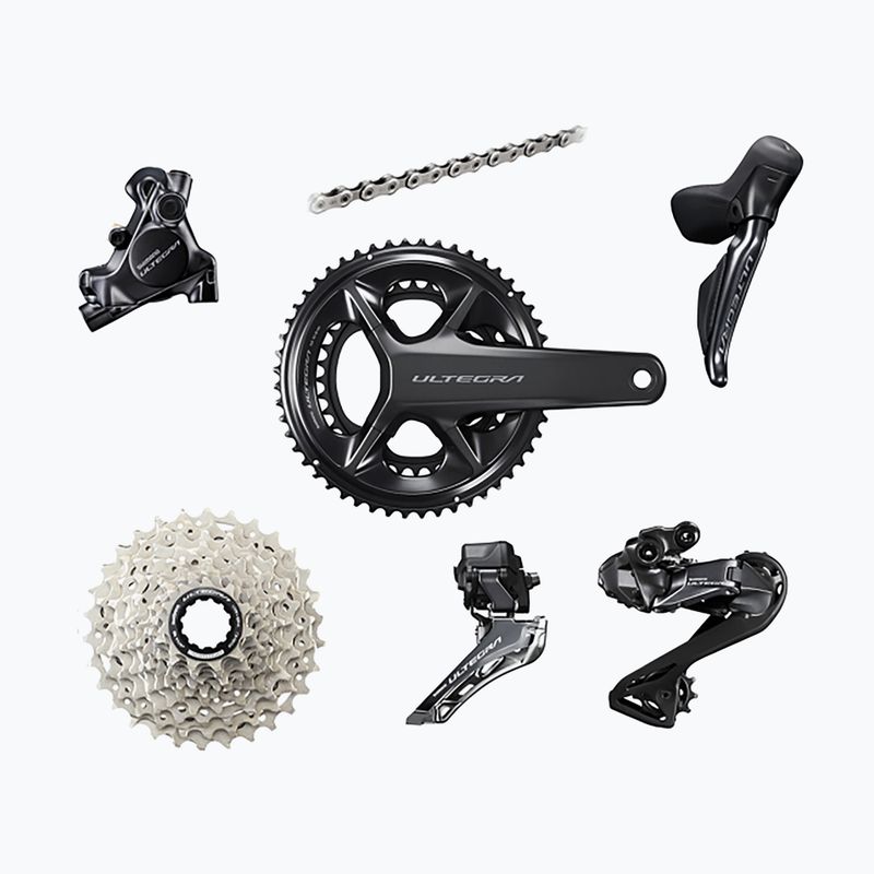 Įrangos grupė Shimano R8170 Ultegra Di2 175 diskiniai stabdžiai 52x36T/11-34