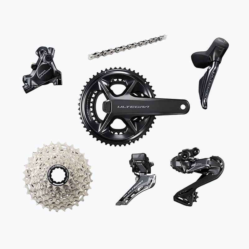 Įrangos grupė Shimano R8170P Ultegra Di2 su galios matuokliu 172.5 diskiniai stabdžiai 50x34T/11-30