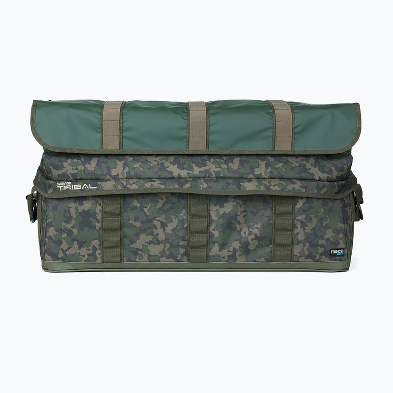 Shimano Tribal Trench Gear Carryall žvejybos krepšys žalias SHTTG02 8