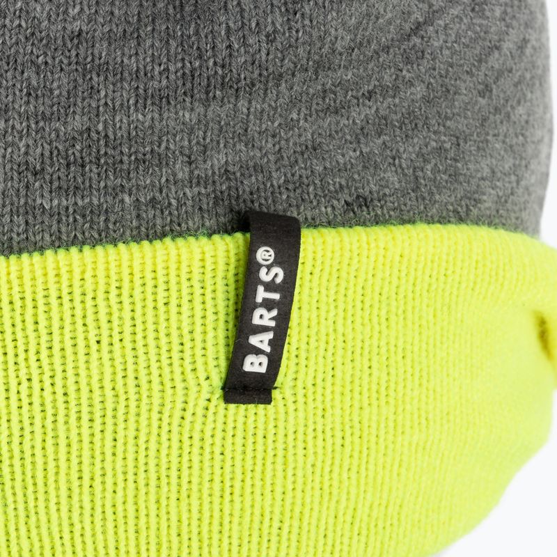 BARTS vaikiška žieminė kepurė Eclipse fluorescent yellow 5