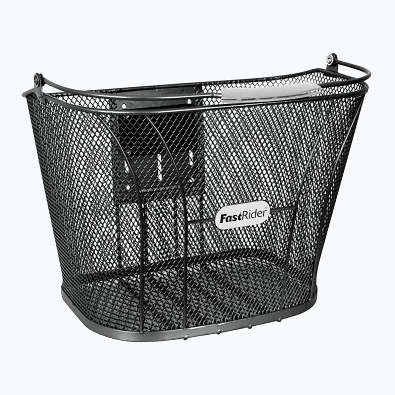 Priekinis dviračio krepšys FastRider Beemster Bike Basket Fast Lock 15 l black
