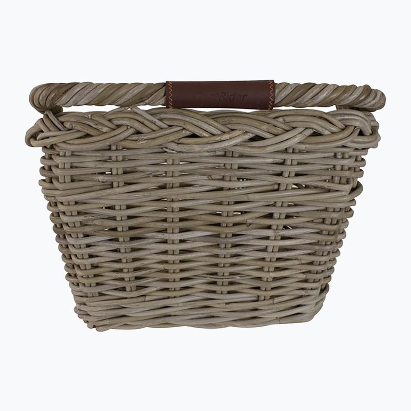 Priekinis dviračio krepšys FastRider Elif Rattan Bike Basket 16 l naturel 2