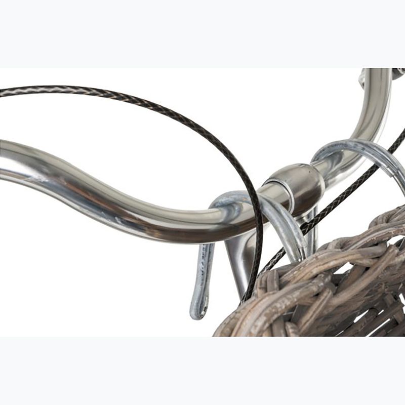 Priekinis dviračio krepšys FastRider Elif Rattan Bike Basket 16 l naturel 5
