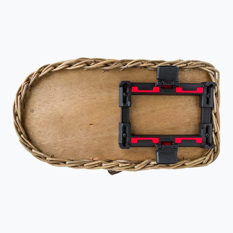 Galinis dviračio krepšys FastRider Jale Rattan Dog Bike Basket Klickfix 57 l naturel 3