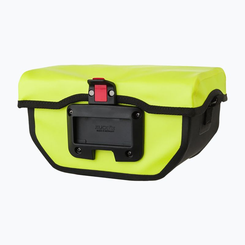 Dviračio krepšys ant vairo AGU Clean Handlebar Bag Klickfix M 5 l neon yellow 2