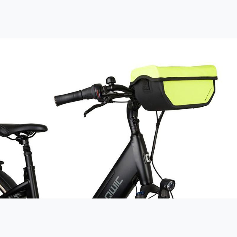 Dviračio krepšys ant vairo AGU Clean Handlebar Bag Klickfix M 5 l neon yellow 6