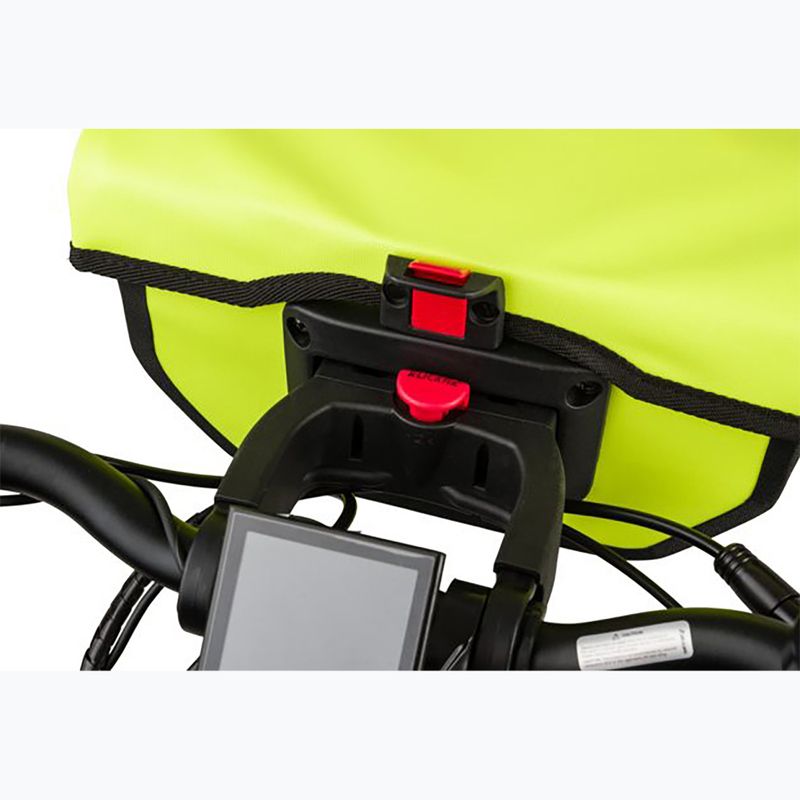 Dviračio krepšys ant vairo AGU Clean Handlebar Bag Klickfix M 5 l neon yellow 7