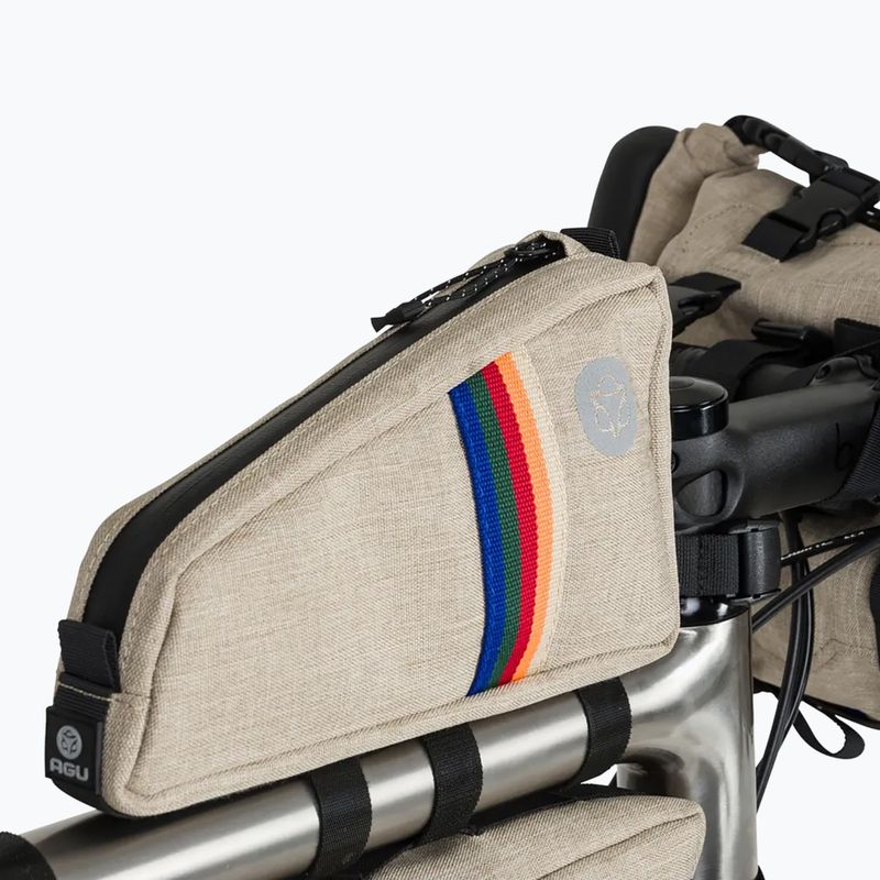 Dviračio krepšys ant rėmo AGU Venture Top-Tube Frame Bag 0,7 l vintage 4