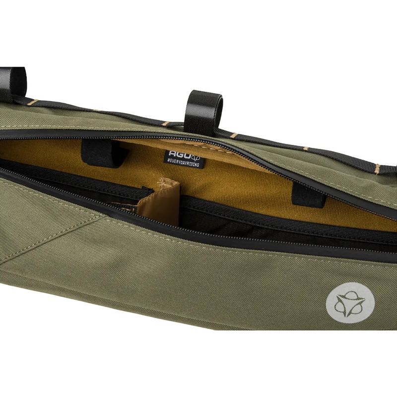 Dviračio krepšys ant rėmo AGU Venture Tube Frame Bag S 3 l army green 4