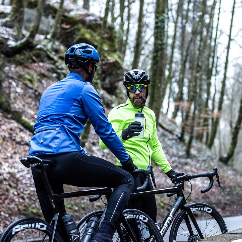 Vyriška dviračių striukė Rogelli Pesaro 2.0 fluorescent yellow/black 9