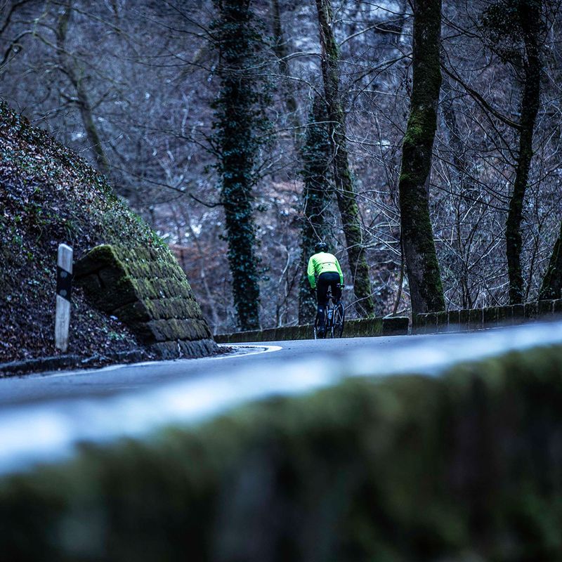 Vyriška dviračių striukė Rogelli Pesaro 2.0 fluorescent yellow/black 10