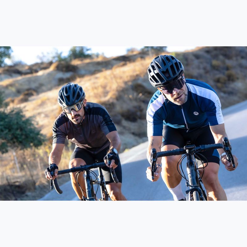 Vyriški dviračių marškinėliai Rogelli Explore blue/white 10