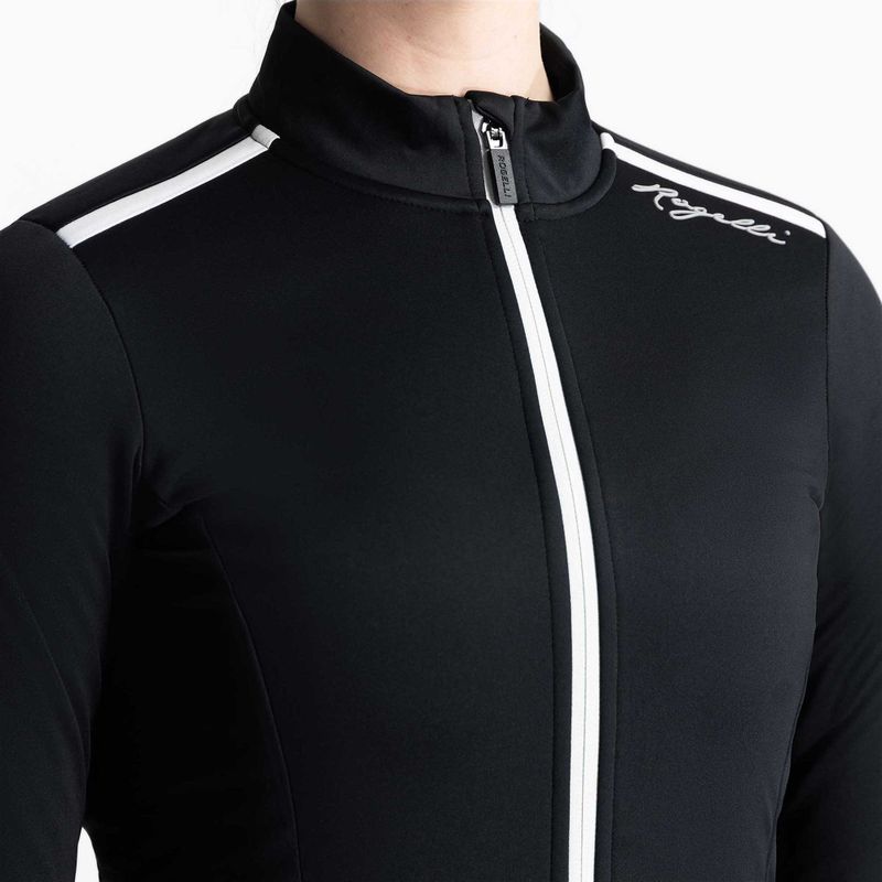 Moteriška dviračių striukė Rogelli Pesara Winter W black/white 4