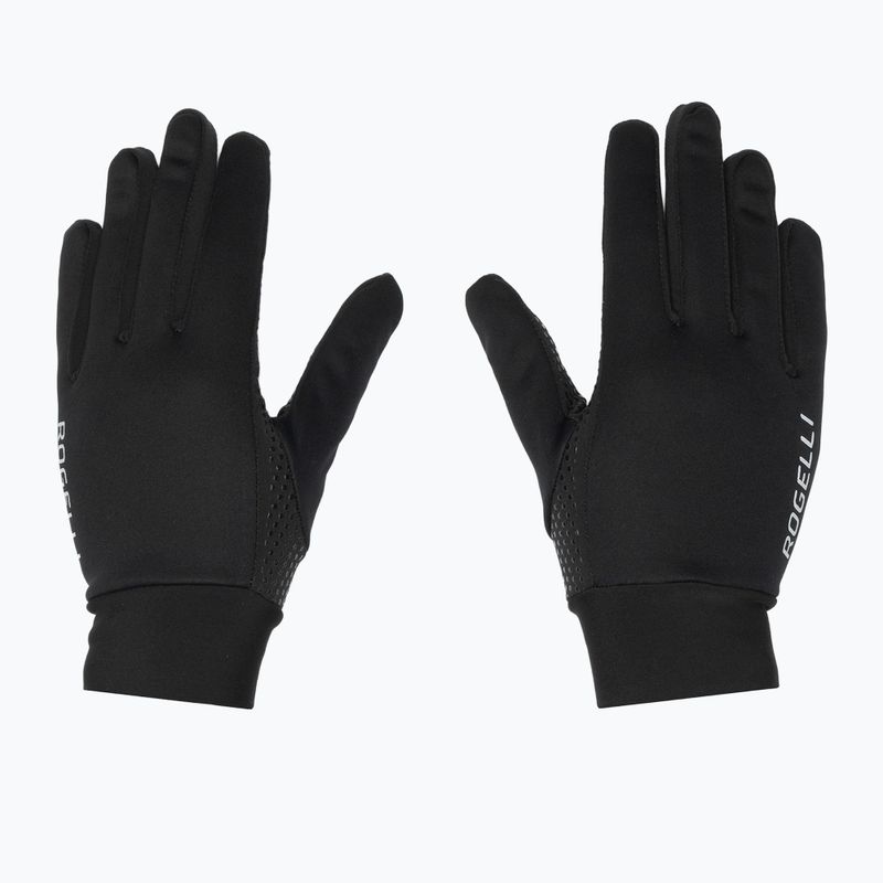 Moteriškos dviračių pirštinės Rogelli Laval Mid Season LW Windproof black 2