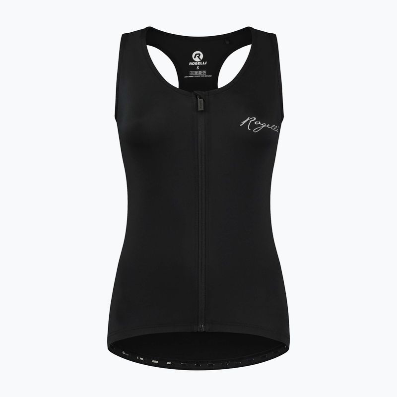 Moteriškas dviračių tank topas Rogelli Abbey Tank Top black 3