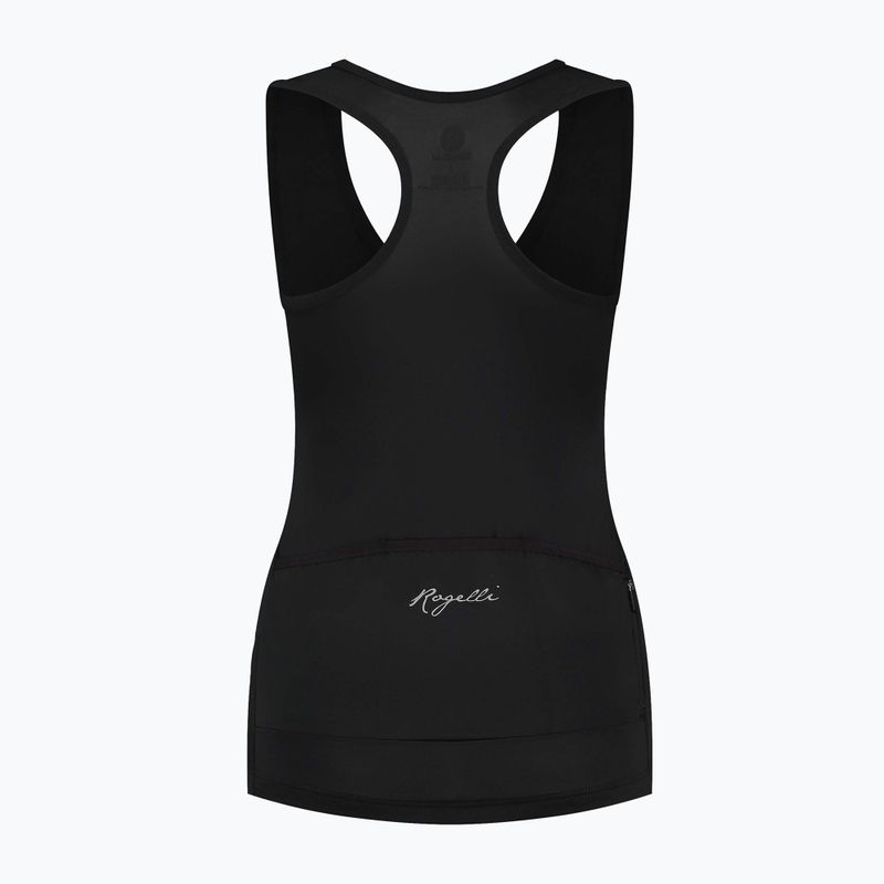 Moteriškas dviračių tank topas Rogelli Abbey Tank Top black 4