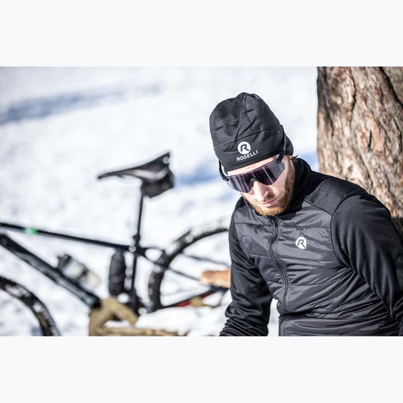 Dviračių kepurė Rogelli Lazio Winter Underhelmet black 7