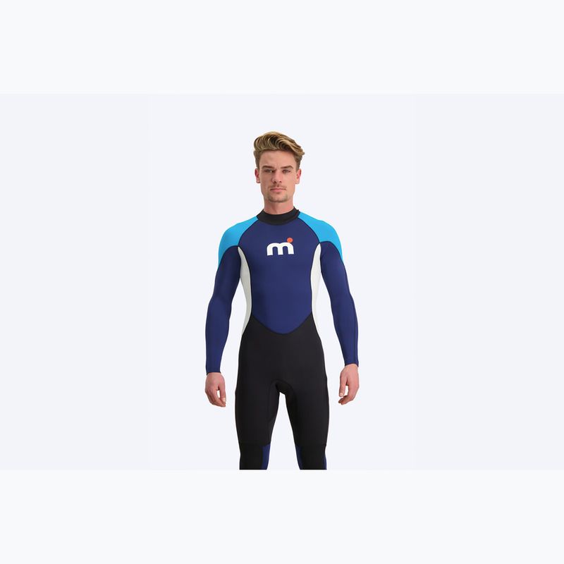 Vyriškas plaukimo hidrokostiumas Mistral Full Suit 3/2 black 2