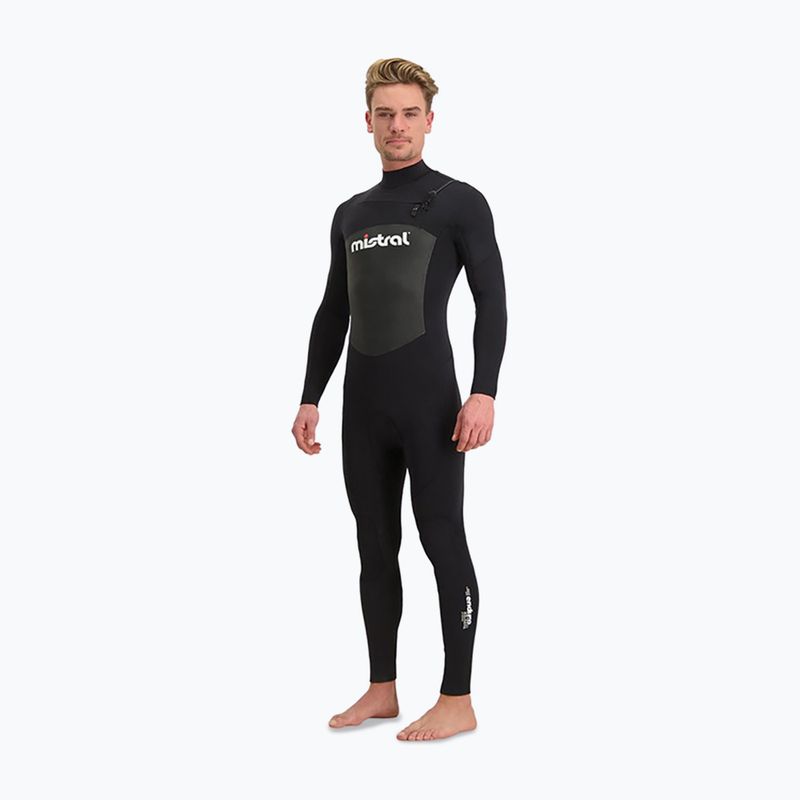 Vyriškas plaukimo hidrokostiumas Mistral Storm Force 4/3 black