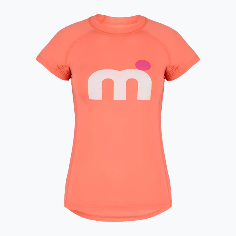 Moteriški plaukimo marškinėliai Mistral Miami Lycra peach 4